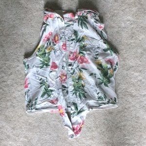 Floral crop top